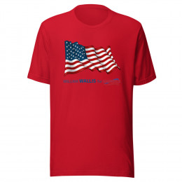 9)America Flag - Unisex t-shirt